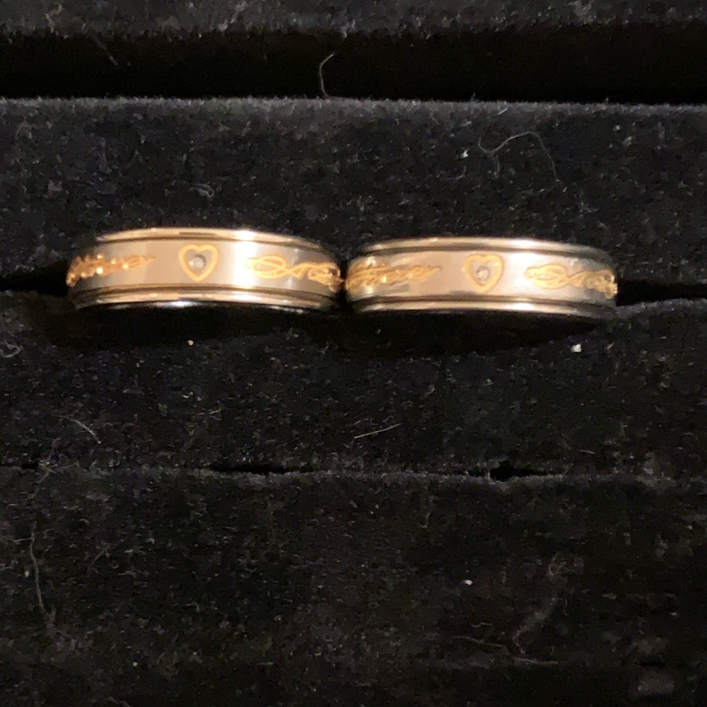 Forever and always spinner rings